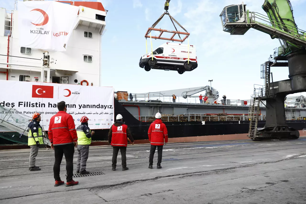 Türkiye yine mazlumun yanında: İşte bir yıl boyunca Türkiye'den Gazze'ye uzanan yardım eli