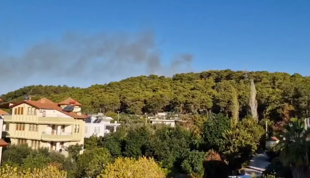 Antalya'da hava aracı düştü! Bölgeye çok sayıda ekipler sevk edildi!