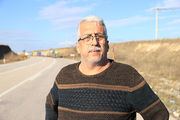 Hamzabeyli Sınır Kapısı'nda ilginç görüntüler: 31 kilometrelik tır kuyruğu oluştu!