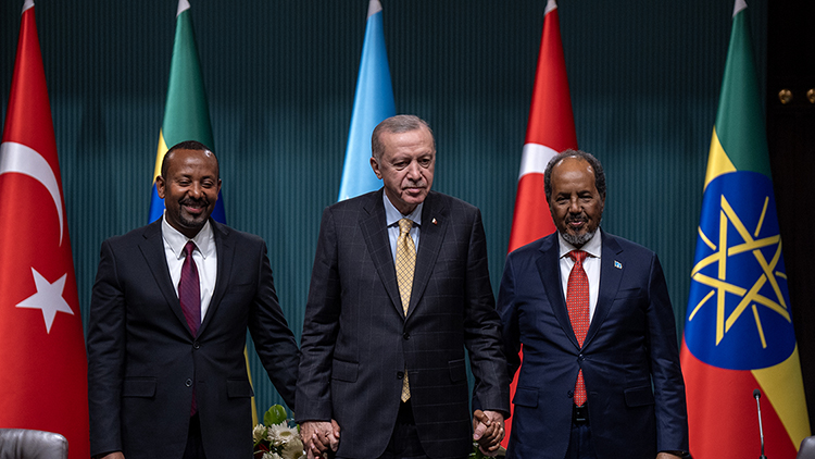 Somali ve Etiyopya arasında yeni bir başlangıç! Erdoğan: Huzur ve refahını arttıracak projeleri beraberce hayata geçireceğiz