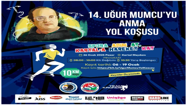 Kartal Belediyesi'den anma koşusu: Yüzlerce Sporcu 14. Uğur Mumcu Yol Koşusu’nda Yarışacak