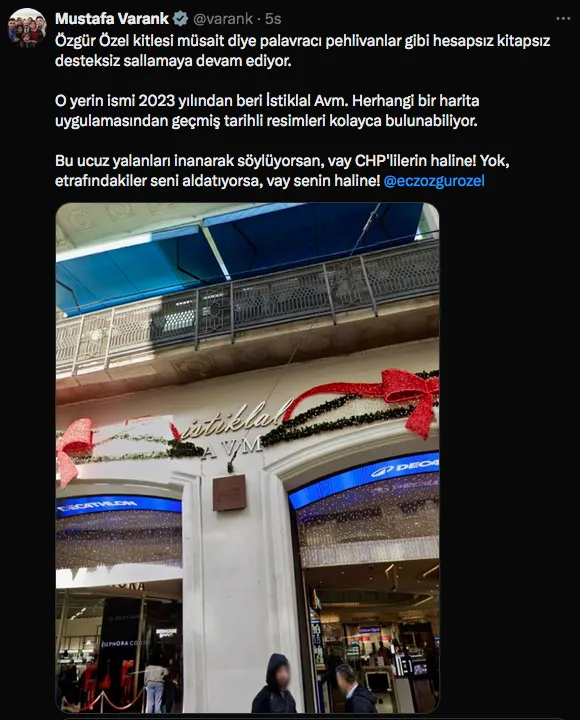 Mustafa Varank böyle yakaladı: Özgür Özel'in yalanı ortaya çıktı! O yerin ismi 2023 yılından beri...