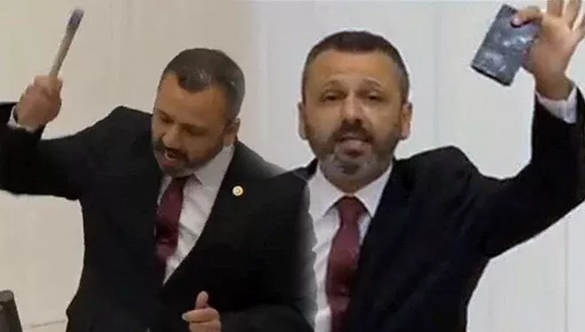 Kürsüde cep telefonu kıran o vekilin cezası belli oldu!