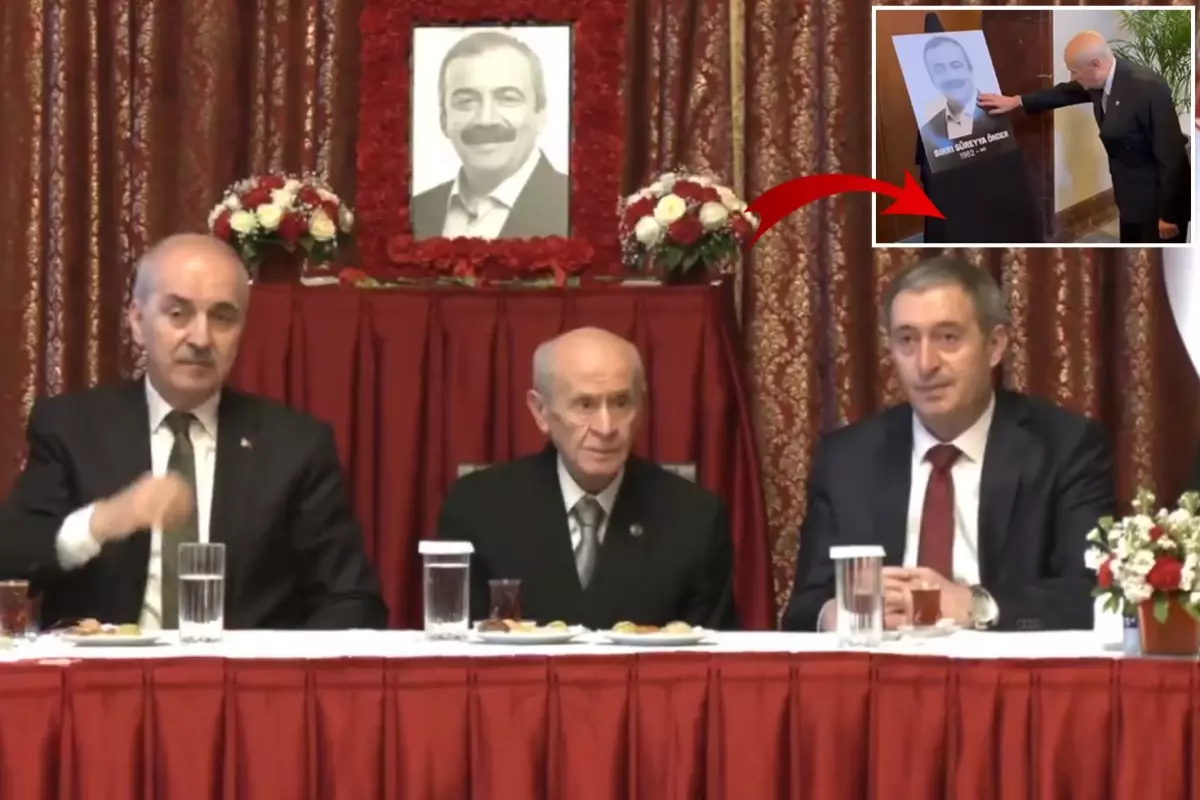 Bahçeli, 99 gün sonra TBMM'de: Sırrı Süreyya Önder'in fotoğrafına dokunup rahmet diledi