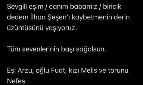 Usta sanatçıya veda! Kansere yenik düşen İlhan Şeşen son yolculuğuna uğurlanıyor