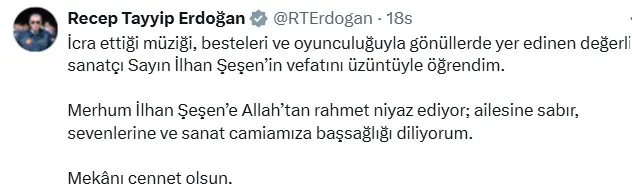 Usta sanatçıya veda! Kansere yenik düşen İlhan Şeşen son yolculuğuna uğurlanıyor