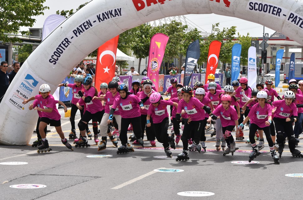 Mattıa Ahmet Mınguzzi 6. Geleneksel Pendik Kaykay & Paten & Scooter Yarışları Tamamlandı