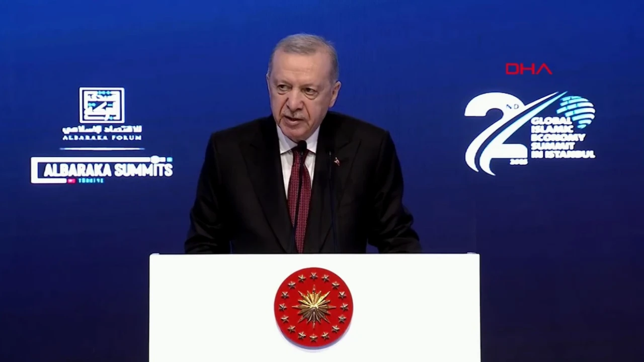 Cumhurbaşkanı Erdoğan, İstanbul Finans Merkezi'nde konuştu: Bu ekonomik nizam değişmeli