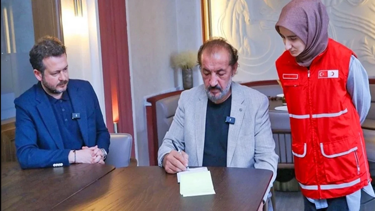 Mehmet Yalçınkaya ve Somer Sivrioğlu'ndan Kızılay'a kurban bağışı, 'Herkes gider, Kızılay kalır' 