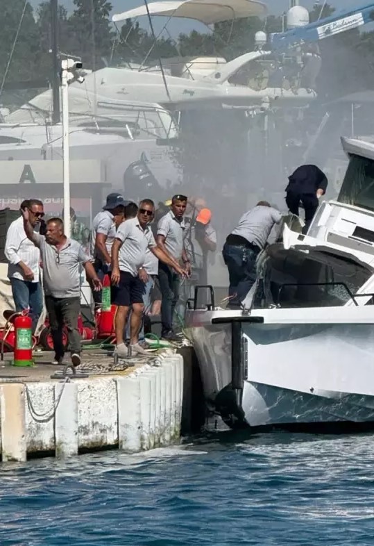 Bodrum limanında facia: Tekne patladı, yaralılar var!