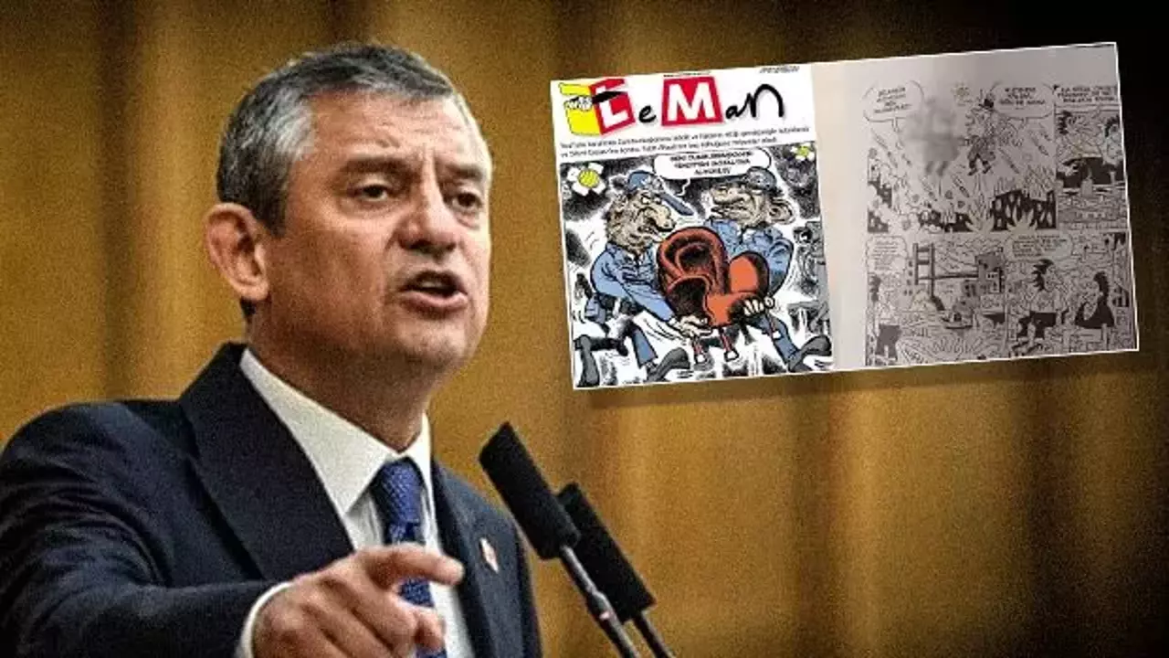 Özgür Özel, Leman dergisinin çirkin paylaşımına sahip çıktı: Resme baktığımda peygambere hakaret görmüyorum