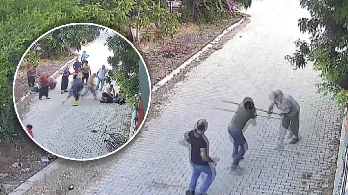 Korkunç görüntüler ortaya çıktı! Adana'da miras kavgası kanlı bitti: Bir oğlunu mezara diğerini hastaneye gönderdi! 