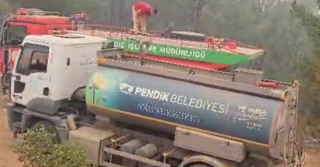 Pendik Belediyesinden Bursa'daki Yangın Söndürme Çalışmalarına Tam Destek!