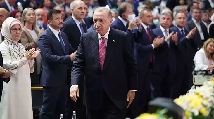 AK Parti 24. yaşına girdi: Cumhurbaşkanı Erdoğan kuruluş programında konuşuyor