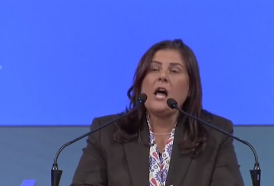 CHP'den istifa eden Özlem Çerçioğlu AK Parti'ye katıldı: Kürsüde dikkat çeken açıklama, ''Gerekirse tek tek anlatırım''