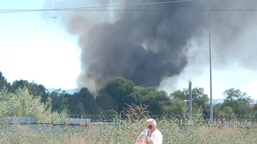 Son dakika... Kütahya Hava Er Eğitim Tugay Komutanlığı'nda yangın çıktı!