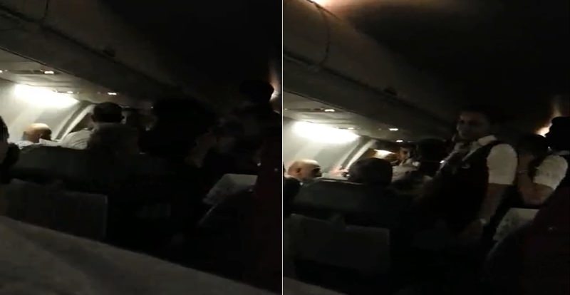 Trabzon uçağında olay üstüne olay: İki erkeğin öpüştüğü iddiası ortalığı karıştırdı, duruma kızan bir yolcu uçak havadayken inmek istedi