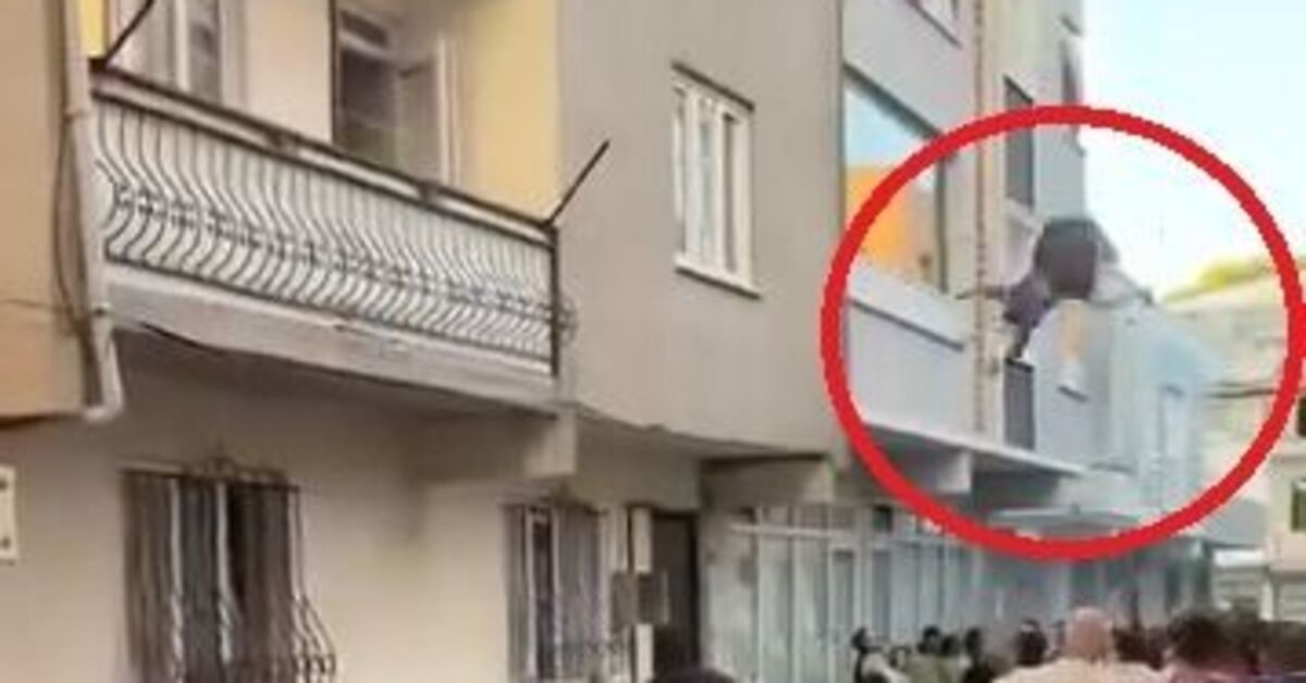 Bursa’da dehşet anları: Önce çocuğunu, sonra kendisini 3’üncü kattan aşağı attı!