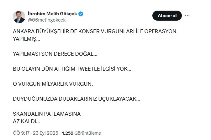 Gökçek gece yarısı bombayı patlattı: Hazır mısın Türkiye? Ankara'da milyarlık vurgun patlıyor!