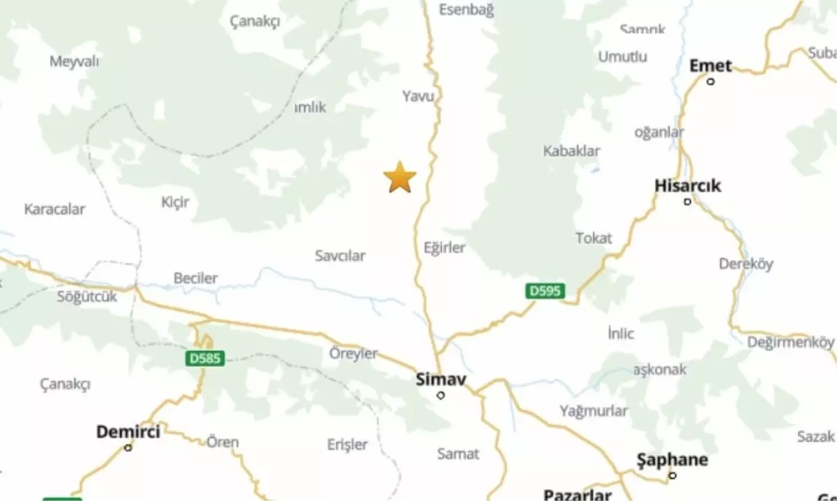 Türkiye sallanıyor: Kütahya'da sabah saatlerinde deprem meydana geldi