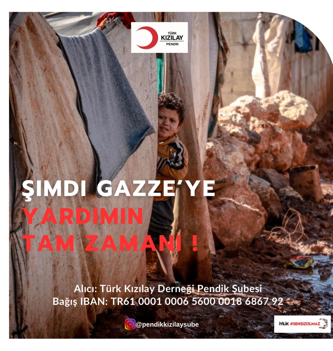 Şimdi Gazze'ye yardımın tam zamanı!