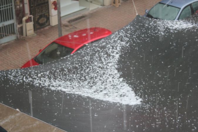 Son dakika... Saat verildi, geliyor: sel ve dolu Trakya'dan giriş yaptı!