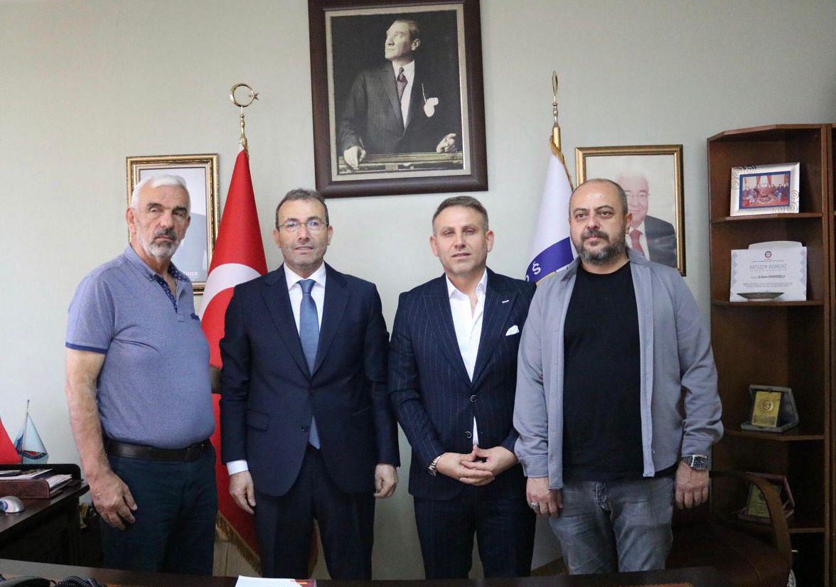 Ahmet Cin'den Pendik dolayoba şoförler odası başkanı Erkan Dakoğlu’na ziyaret