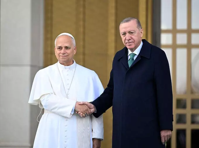 İlk kez bir araya gelen Papa 14. Leo ile Başkan Erdoğan'dan önemli açıklamalar!