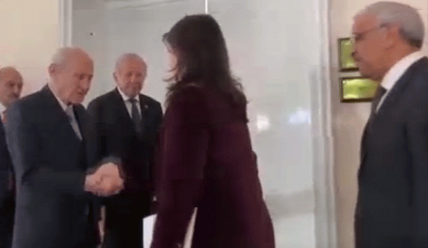 Bahçeli ile DEM Parti heyeti Meclis'te bir araya geldi: Görüşme sonrası basına açıklama yaptılar