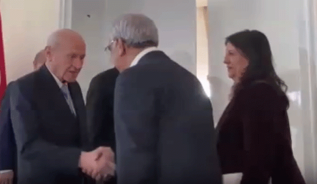 Bahçeli ile DEM Parti heyeti Meclis'te bir araya geldi: Görüşme sonrası basına açıklama yaptılar