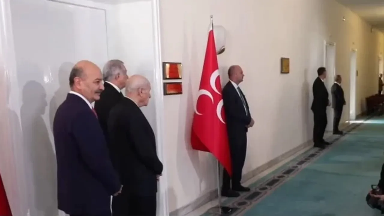 Bahçeli ile DEM Parti heyeti Meclis'te bir araya geldi: Görüşme sonrası basına açıklama yaptılar
