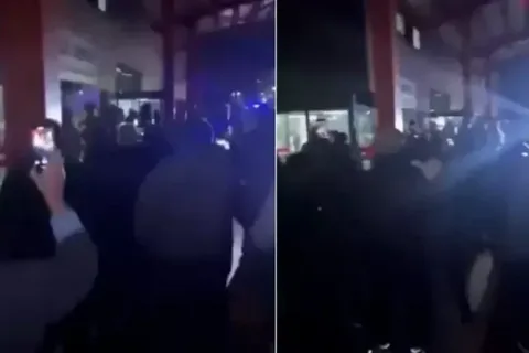 Adliye önünde toplanan kalabalık Güllü'nün kızı Tuğyan'ı topa tuttu: Yuuuhh, anne katilisin sen!