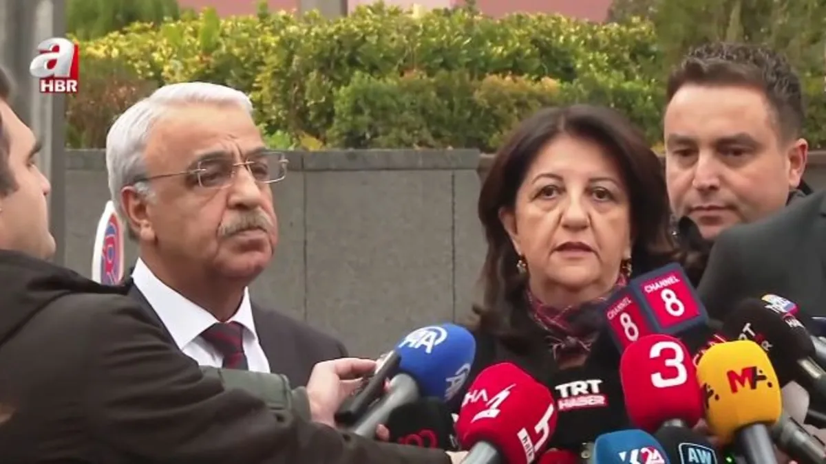 Adalet Bakanı Tunç ile görüşen DEM heyetinden ilk açıklama geldi...