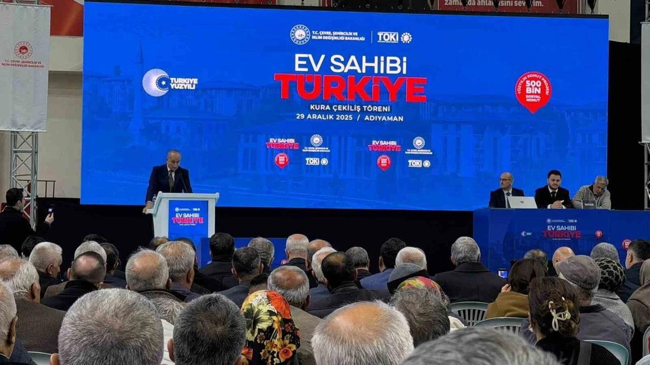 500 bin sosyal konut projesinde kura çekimleri başladı: İşte ilk hak sahipleri!