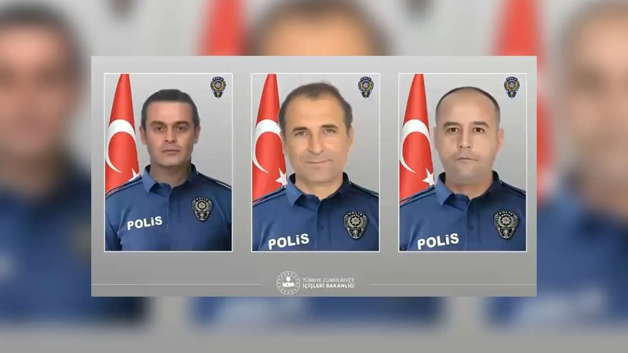 Yalova şehitlerine veda töreni: Şehit polis Yasin Koçyiğit, Turgut Külünk ve İlker Pehlivan dualarla uğurlanıyor