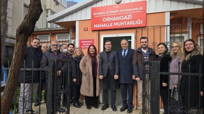 CHP Pendik İlçe Başkanı Niyazi Güneri Mahalle Muhtarlarını Ziyaret etti