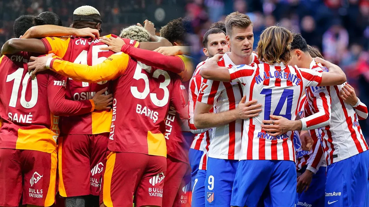 Rams Park'ta devlerin buluştuğu gece! İşte, Galatasaray-Atletico Madrid Muhtemel 11'ler