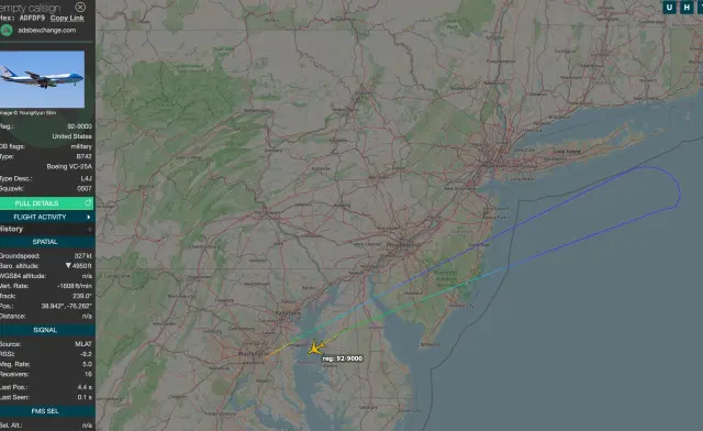Davos Zirvesi'ne giderken yolda kaldı: Uçağı arıza yapan Trump ABD'ye geri döndü