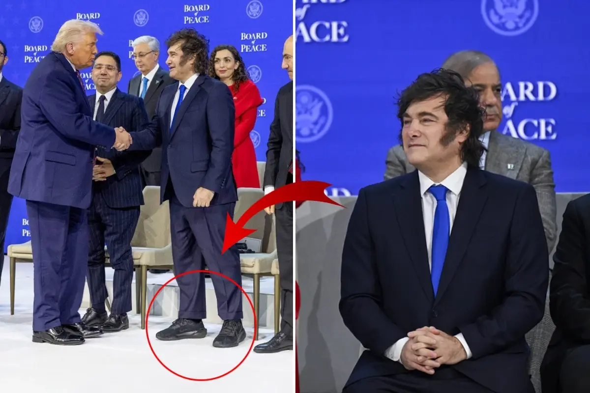 Davos Zirvesi'de Gerardo Milei modası: Ayakkabıları olay oldu!