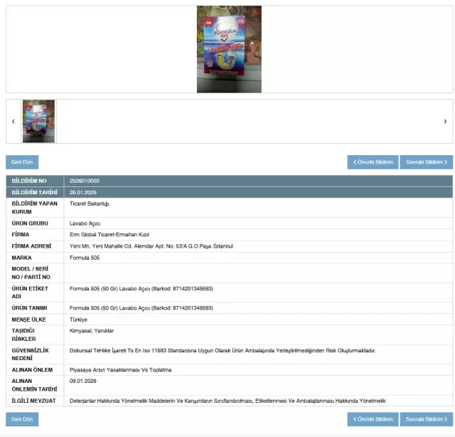 Bakanlık evinize zehir saçan, o ürünü piyasadan toplatılıyor!