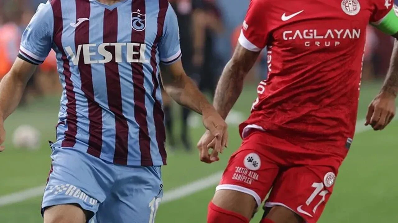 Süper Lig'de Antalyaspor - Trabzonspor ile karşılaşıyor: İşte, muhtemel 11'ler