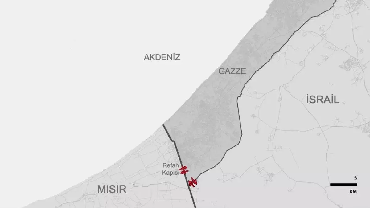 Son dakika haberi: Refah Sınır Kapısı 2 yıl aradan sonra çift yönlü açıldı