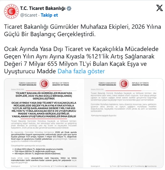 Ticaret Bakanlığı yılın ilk büyük operasyonunu duyurdu!