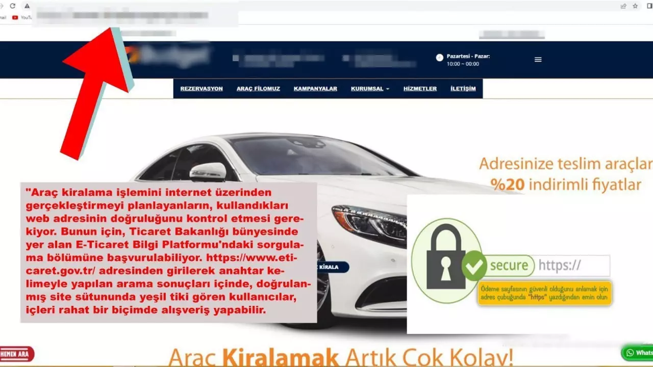 Bayramda araç kiralayacaklar aman dikkat: Siteleri kopyalayıp böyle dolandırıyorlar!