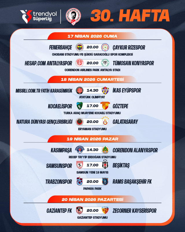 Devler buluşuyor: Galatasaray-Fenerbahçe derbisinin tarihi belli oldu!