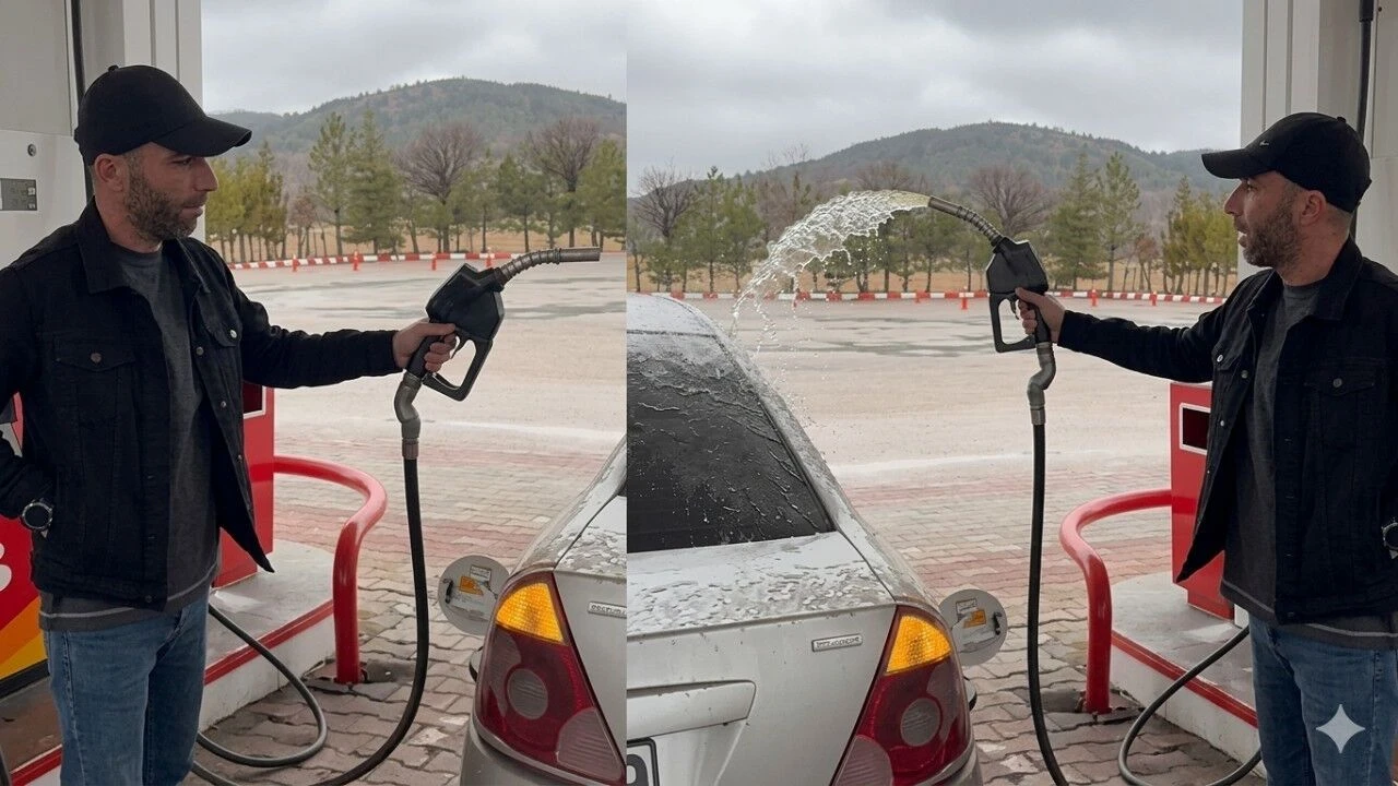 ''Allah akıl fikir versin'' dedirten olay: Aracını mazotla yıkadı, sosyal medyada linç yedi!