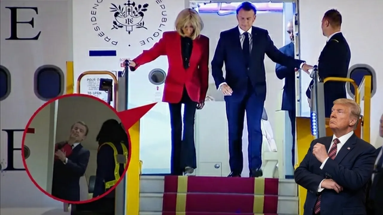 Trump'tan Macron'a aşağılayıcı espiri: Hâlâ çenesine yediği sağ kroşenin etkisinden çıkmaya çalışıyor...