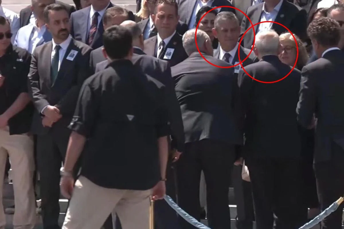Mutlak butlan sonrasında Kemal Kılıçdaroğlu ve Özgür Özel, ilk kez göz göze gelip tokalaştı