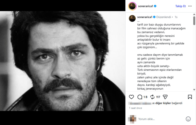 Soner Arıca çifte acı yaşadı! Annesinden sonra dayısı Kadir İnanır'ı da kaybetti!