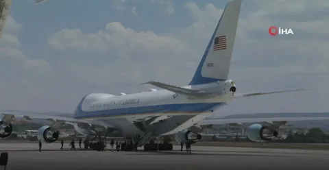ABD Başkanı Donald Trump'ın uçağı Ankara'ya indi